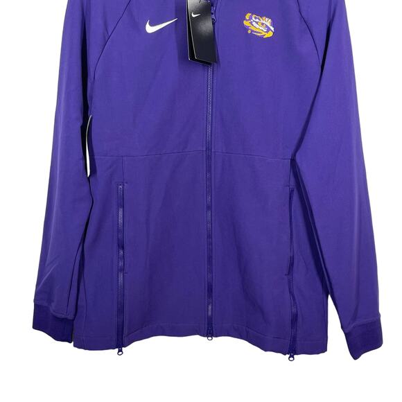 NEW Nike Purple LSU Tigers Therma Midweight Full Zip Jacket Women's Size Medium - Picture 4 of 8